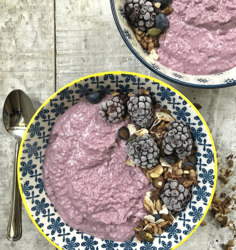 Elderberry Chia Pudding