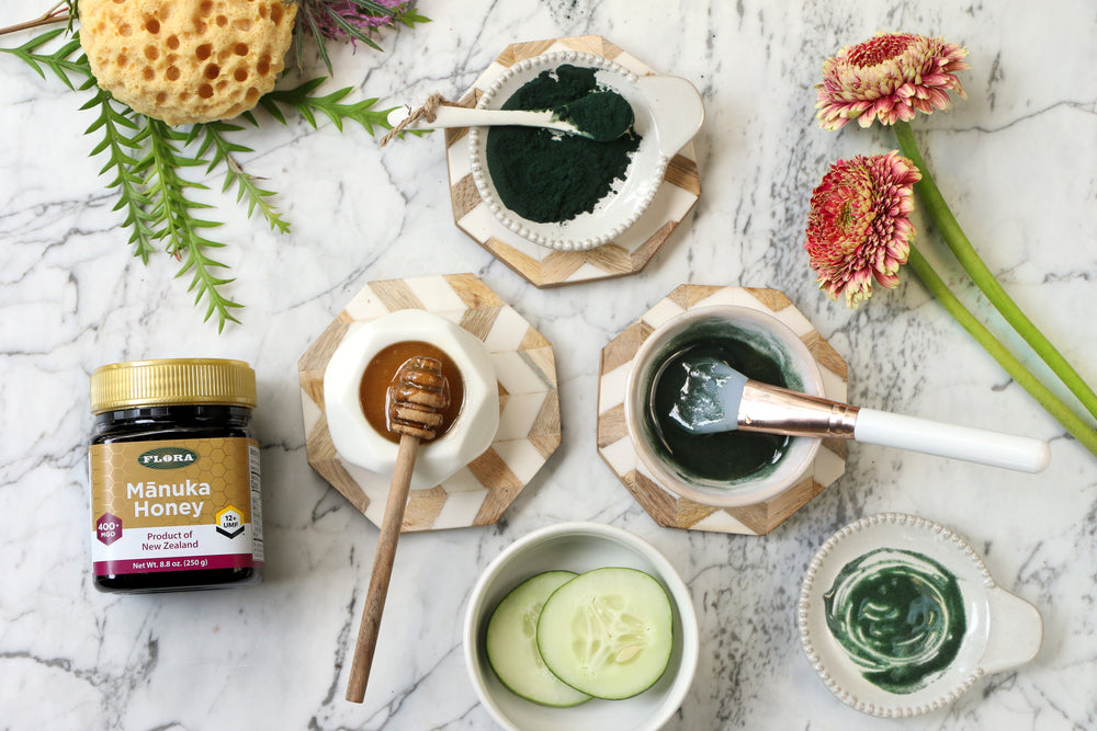 Spirulina & Mānuka Honey Face Mask Recipe