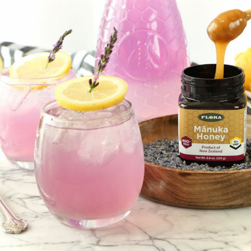 Manuka Honey Lavender Lemonade