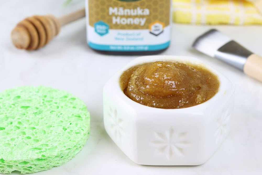 DIY Manuka Honey + Vanilla Face Scrub Recipe