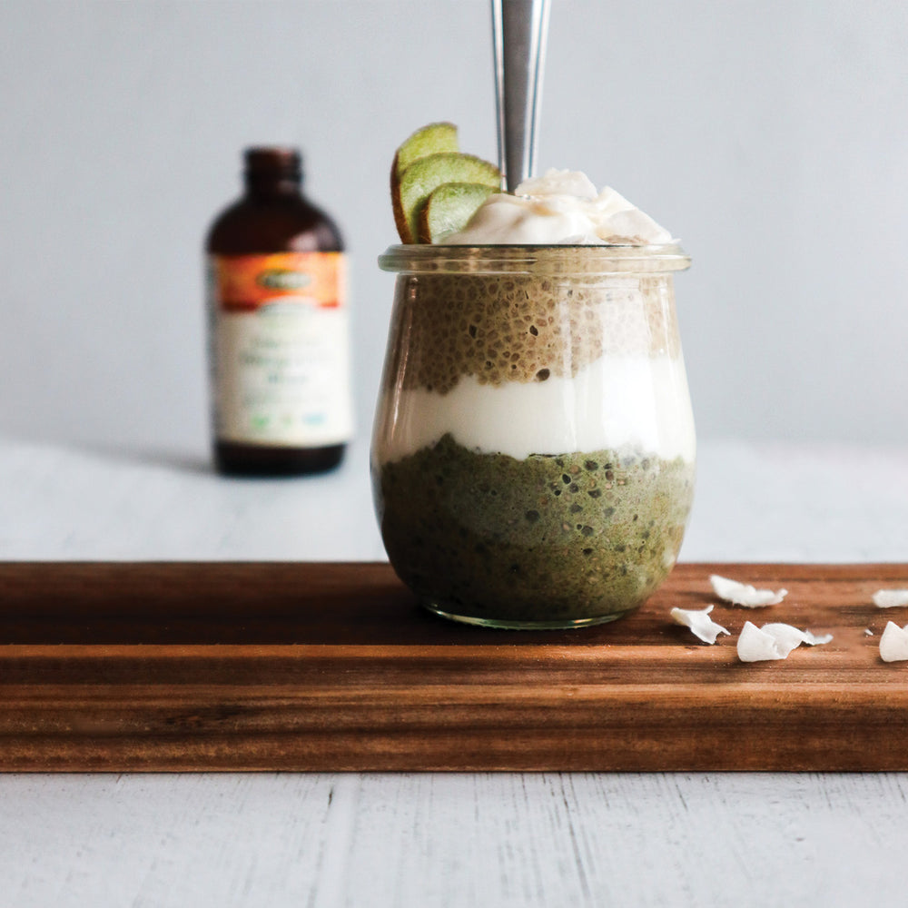 Matcha-Lina Chia Pudding