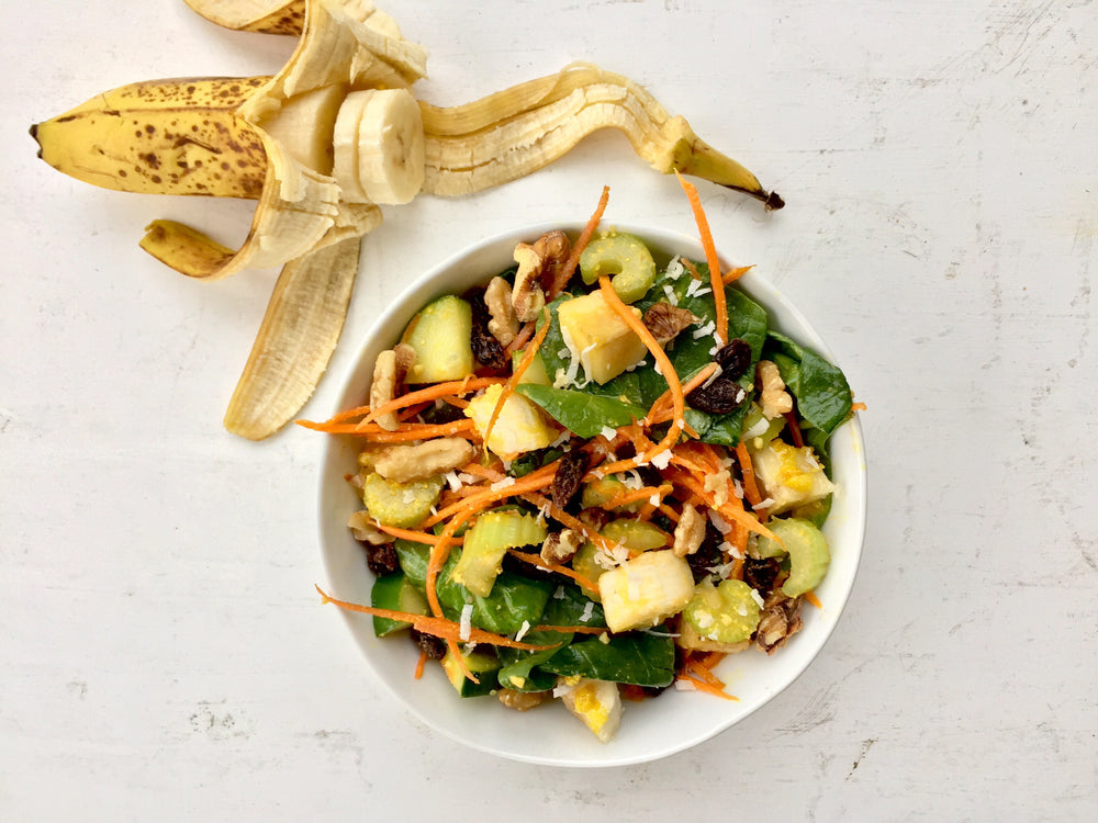 Salad with Miso-Ginger Sauce