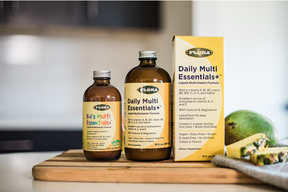 Introducing: Daily and Kid’s Multi Essentials+, a liquid multivitamin and mineral formula for the whole family