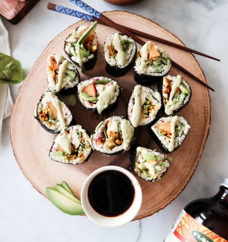 Plant-Based Sushi Rolls