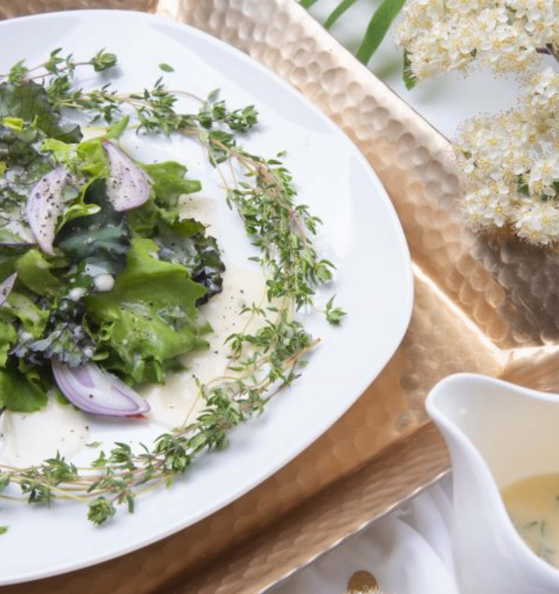 Sacha Inchi Oil, Thyme & Apple Cider Vinegar Wellness Tonic Salad Dressing