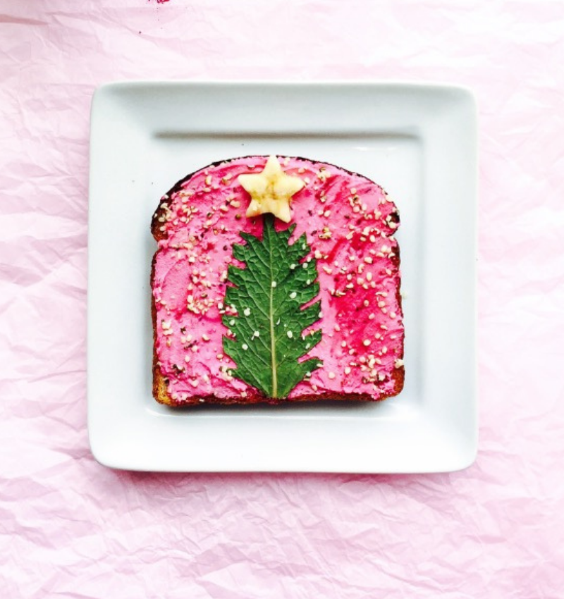 Christmas Tree Mint Toast by Adeline Waugh