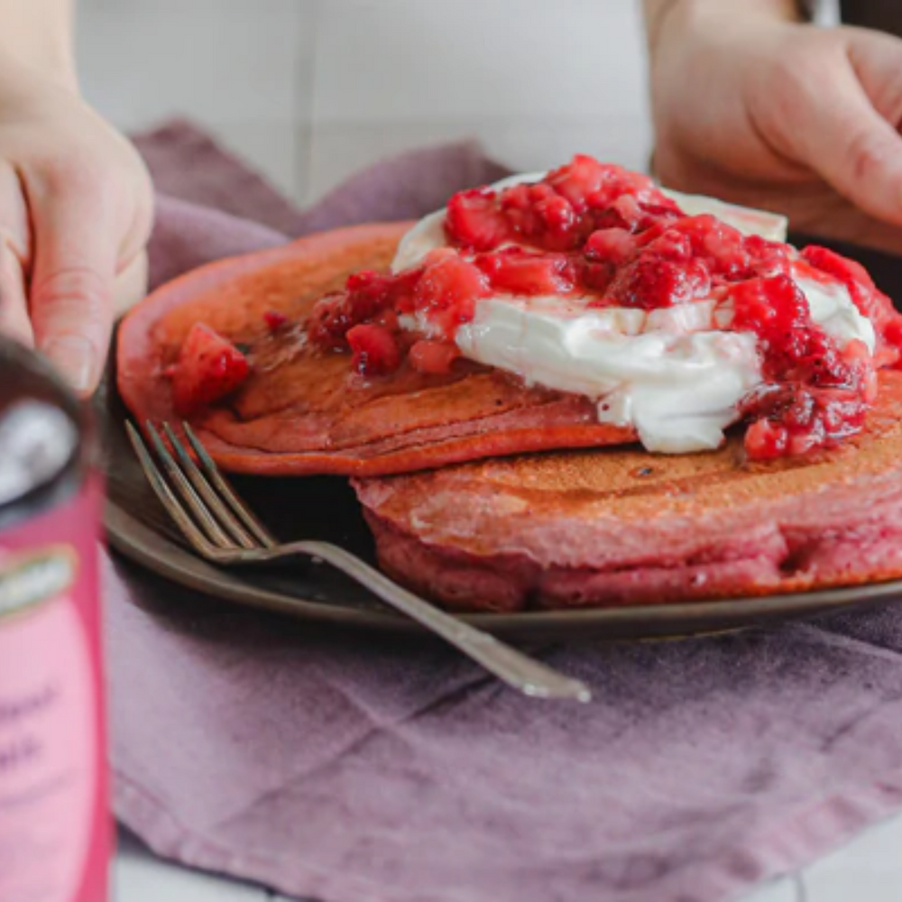 Beet Pink Pancakes