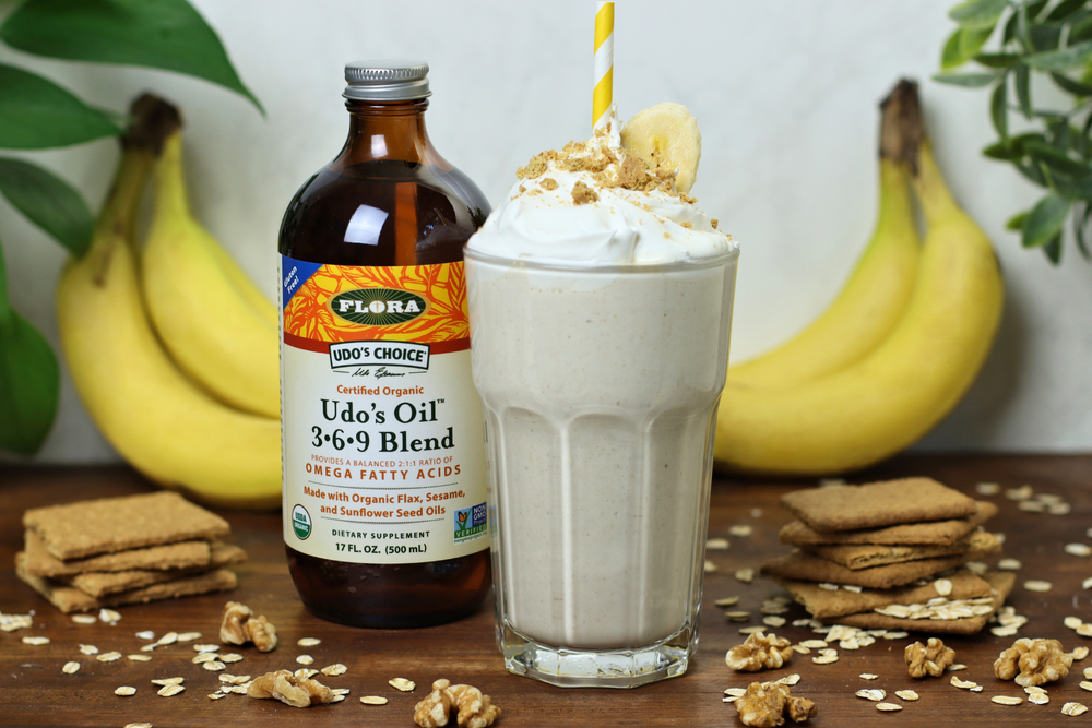 Healthy Nutty Banana Cream Protein Shake