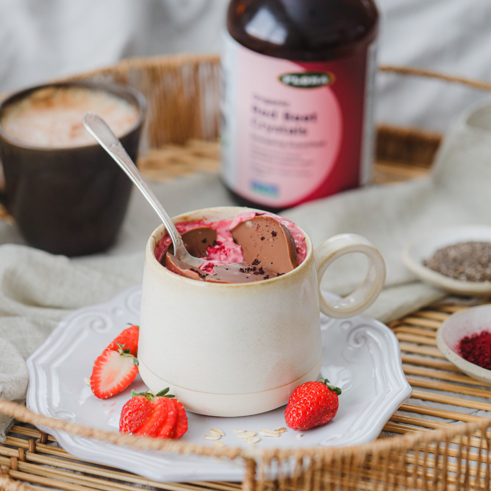 Vanilla & Beet Overnight Oats