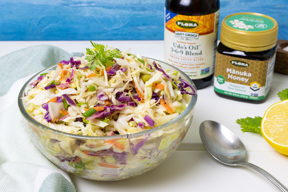 Healthy Tangy Mayo-Free Coleslaw