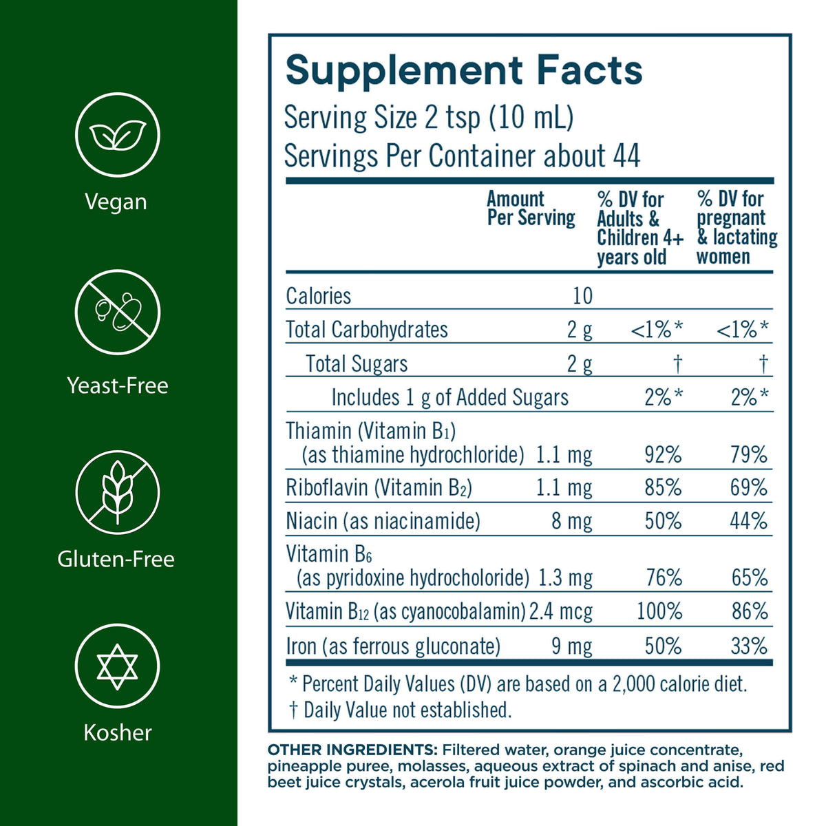 Liquid Iron Supplement for Energy & Wellness | Flora Iron™
