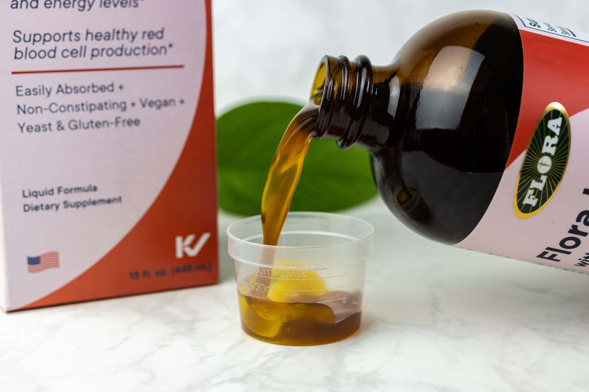 Liquid Iron Supplement for Energy & Wellness | Flora Iron™