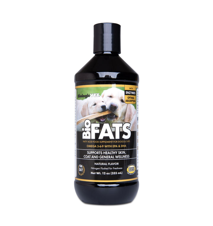omega 3, 6, and 9 oil for cats and dogs with EPA, DHA, and enzymes to help absorb the pet supplement