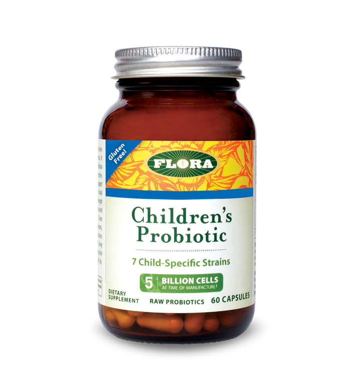 raw probiotics for kids, 60 gluten-free children's supplement capsules