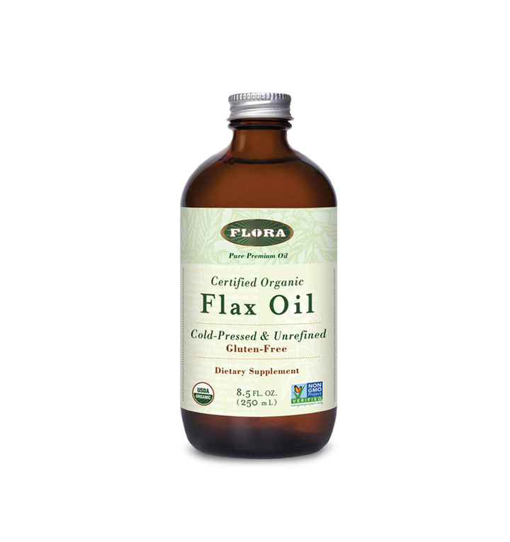 cold-pressed flaxseed oil, a dietary supplement