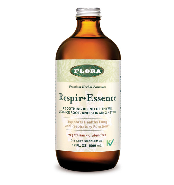 liquid supplement for respiratory relief containing thyme, licorice root, English plantain, stinging nettle, Cowslip Primrose flower and elecampane, vegan, gluten-free, kosher, non-GMO, These statements have not been evaluated by the Food and Drug Administration. This product is not intended to diagnose, treat, cure or prevent any disease.