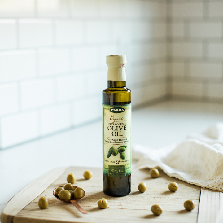 unfiltered and unrefined organic extra virgin olive oil
