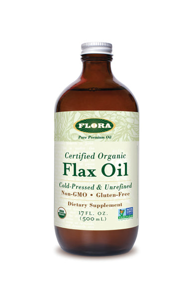 certified organic flaxseed oil that was cold-pressed and unrefined, non-gmo and gluten-free